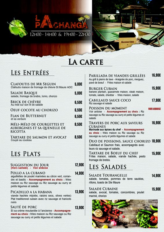 la carte 1 a4