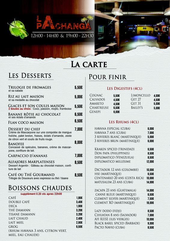 la carte 2 a4